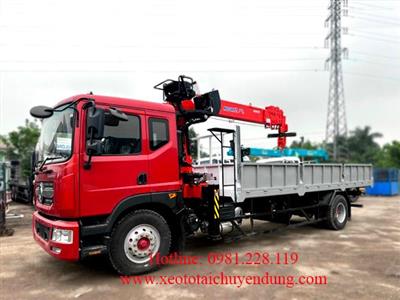 Xe Dongfeng D11 Gắn Cẩu 5 Tấn 6 Đốt KangLim